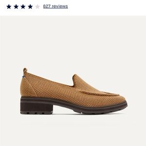 Rothys - The Lug Loafer in Teak Herringbone - size 11